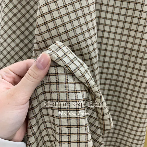 Vải cotton xốp hàn