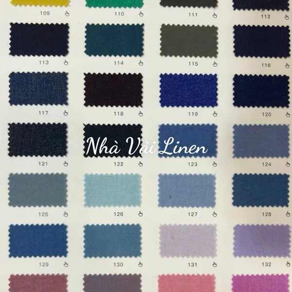 BẢNG MÀU VẢI JEAN 