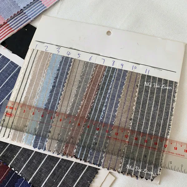 BẢNG MÀU VẢI COTTON SỌC