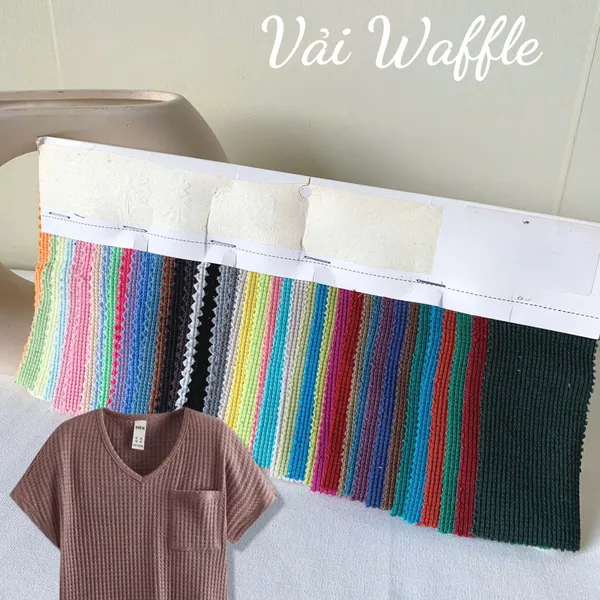 Bảng màu vải waffle