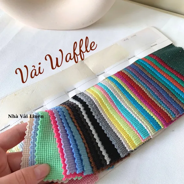 Bảng màu vải waffle