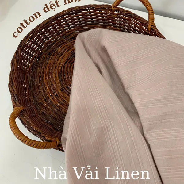 Vải cotton dệt nổi
