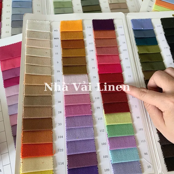 BẢNG MÀU VẢI KAKI MỀM