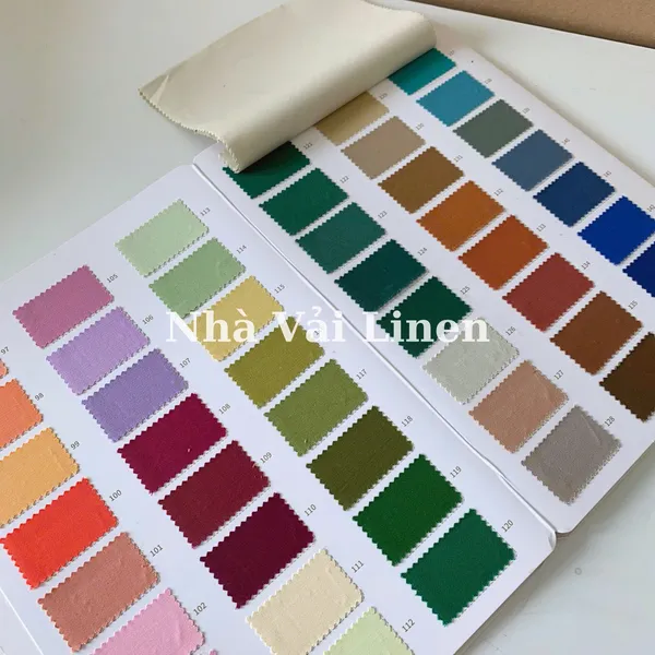 BẢNG MÀU VẢI KAKI MỀM