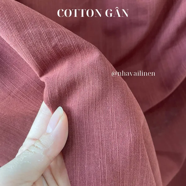 Vải linen cotton