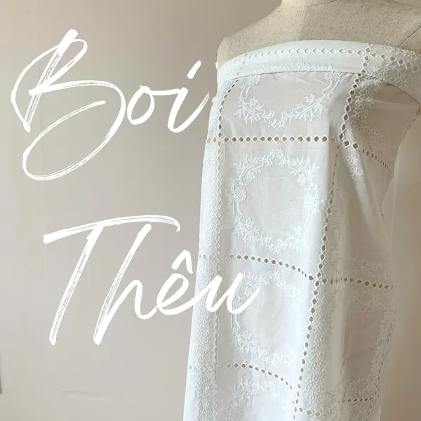 Vải Boil Thêu Là Gì? Vì Sao Giới Trẻ Săn Lùng Chất Liệu Này?