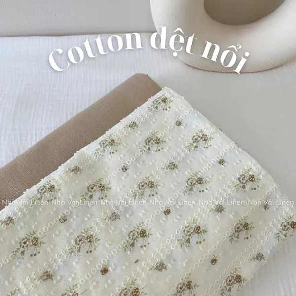 COTTON HOA LÁ NÂU