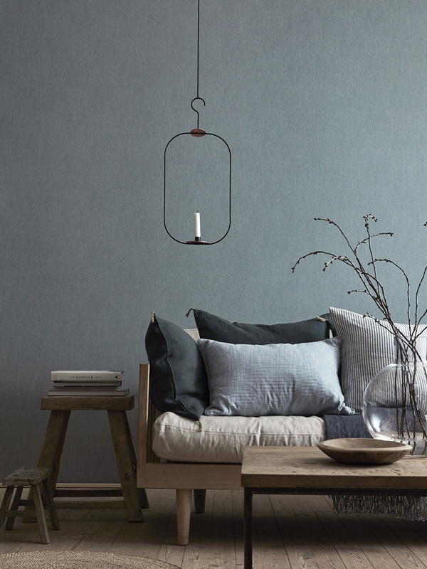 Vẻ đẹp nhã nhặn sang trọng mà vải linen sọc mang lại cho căn phòng khách Vẻ đẹp nhã nhặn sang trọng mà vải linen sọc mang lại cho căn phòng khách