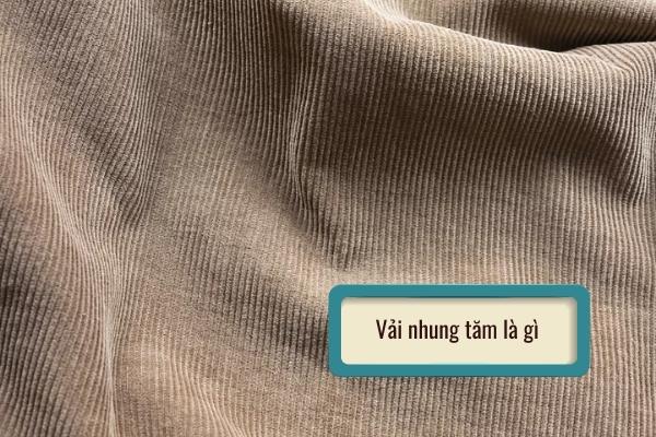 Vải nhung sọc tăm là gì? Vải nhung sọc tăm là gì?