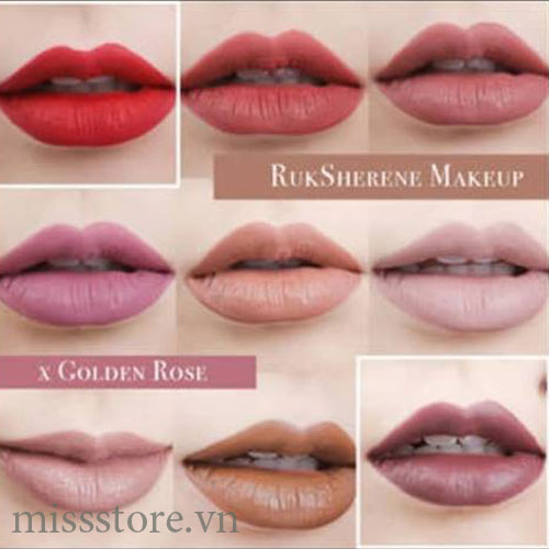 Son Kem Lì Golden Rose Liquyd Matte Lipstick Mini 13,14,15,16,17 Son Kem Lì Golden Rose Liquyd Matte Lipstick Mini 13,14,15,16,17