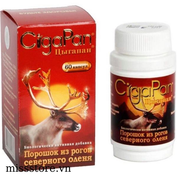Viên uống nhung hươu Cigapan Của Nga Viên uống nhung hươu Cigapan Của Nga