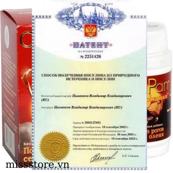 Viên uống nhung hươu Cigapan Của Nga Viên uống nhung hươu Cigapan Của Nga