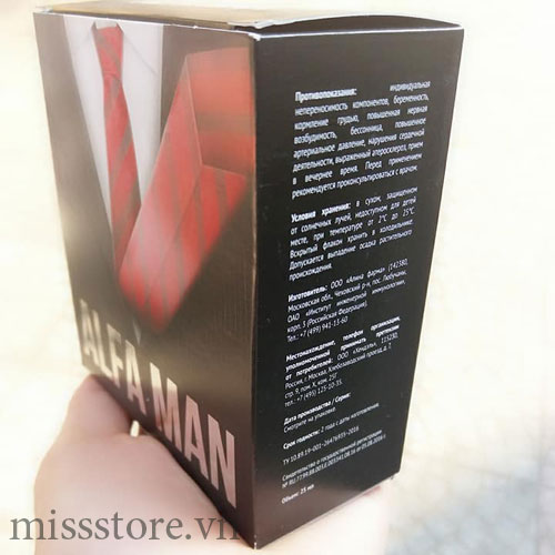 Alfa Man - Thực Phẩm Bổ Sung Dinh Dưỡng Có Hoạt Chất Sinh Học Cho Phái Mạnh Của Nga Alfa Man - Thực Phẩm Bổ Sung Dinh Dưỡng Có Hoạt Chất Sinh Học Cho Phái Mạnh Của Nga