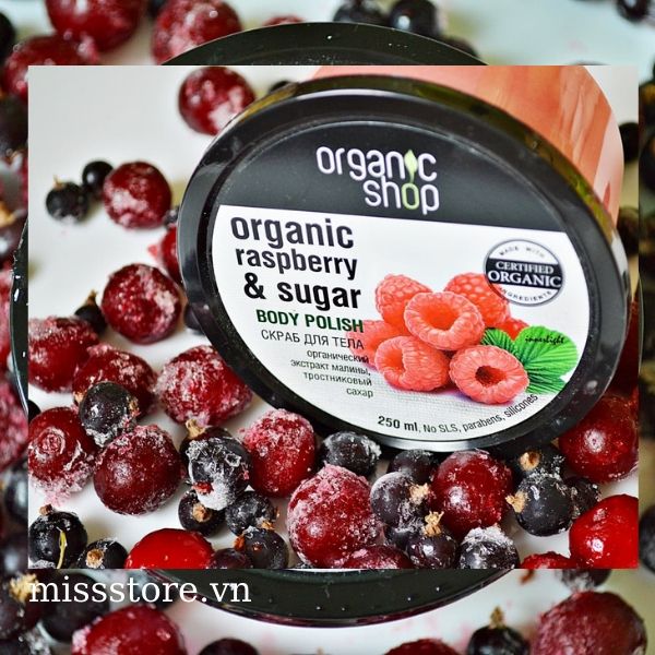 Kem tẩy da chết toàn thân Body Scrub chiết xuất quả Mâm Xôi Kem tẩy da chết toàn thân Body Scrub chiết xuất quả Mâm Xôi