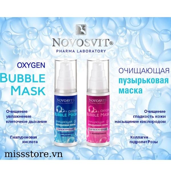 Mặt nạ bong bóng oxy Novosvit Bubble Mask Mặt nạ bong bóng oxy Novosvit Bubble Mask