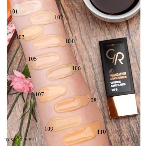 Kem Nền Golden Rose HD Foundation Kem Nền Golden Rose HD Foundation