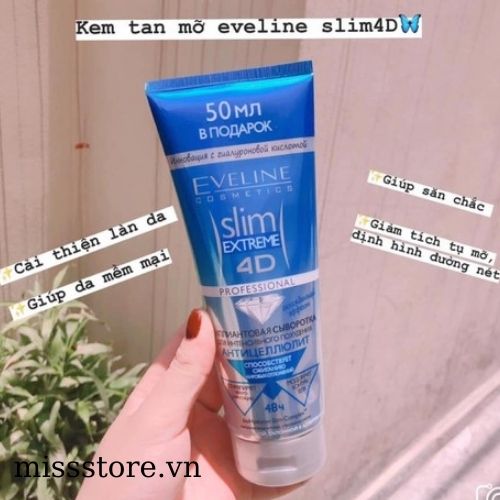 Gel Tan Mỡ Eveline Slim Extreme 4D Gel Tan Mỡ Eveline Slim Extreme 4D