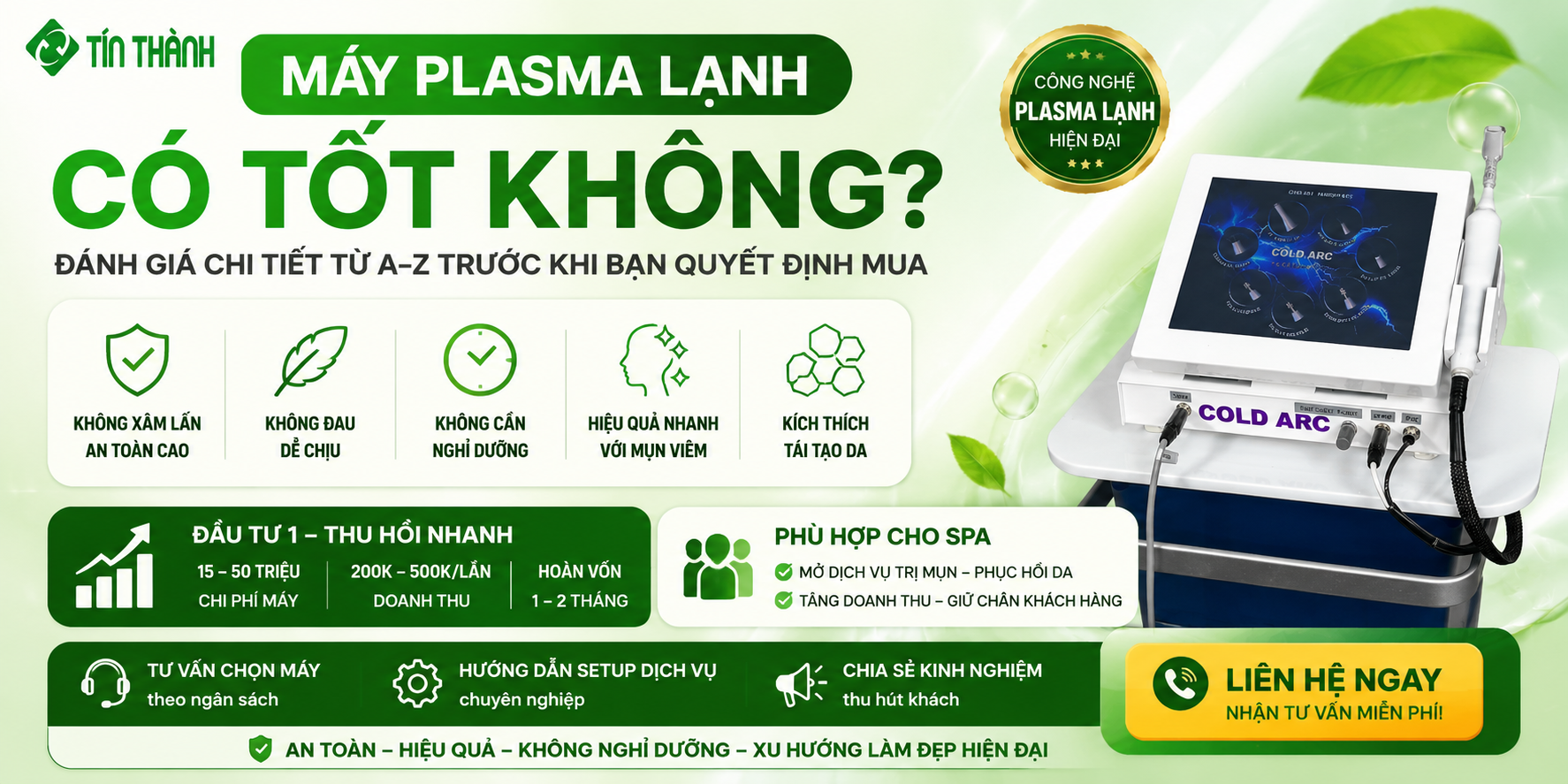 Công dụng máy plasma lạnh
