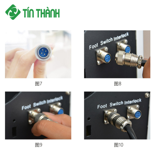 Cách lắp bàn đạp của Máy triệt lông diode laser 808KK-1200 Cách lắp bàn đạp của Máy triệt lông diode laser 808KK-1200