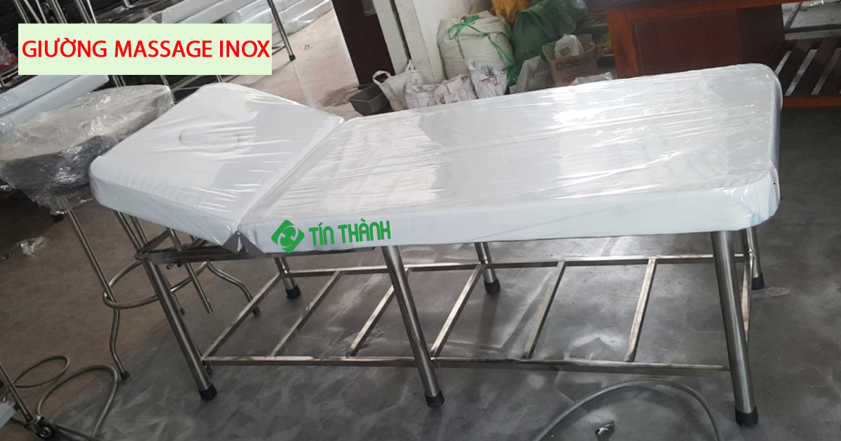 Giường Spa chân Inox với chất lượng tốt nhất Giường Spa chân Inox với chất lượng tốt nhất