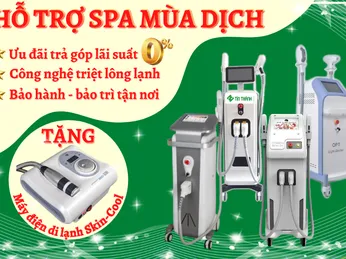 Ưu đãi chào HÈ 2021 - Mua máy triệt lông bất kì tặng Máy điện di Skin Cool