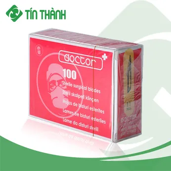 Hộp 100 lưỡi dao mổ Doctor – dao rạch mụn số 11