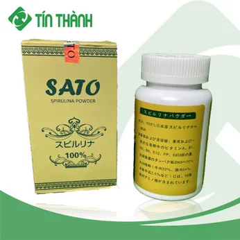 Tảo bột phi kim Sato Spirulina Nhật Bản