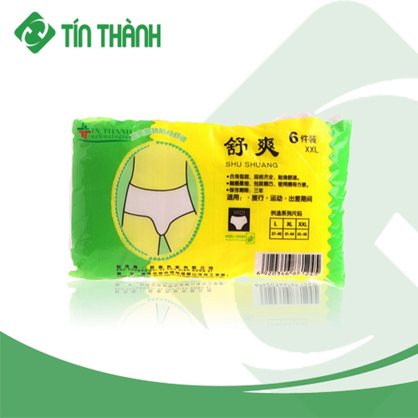 Set 6 quần lót giấy dùng 1 lần