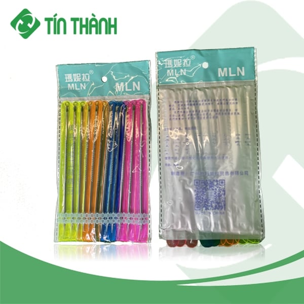 Vỉ 12 Cây nặn mụn Inox 2 đầu