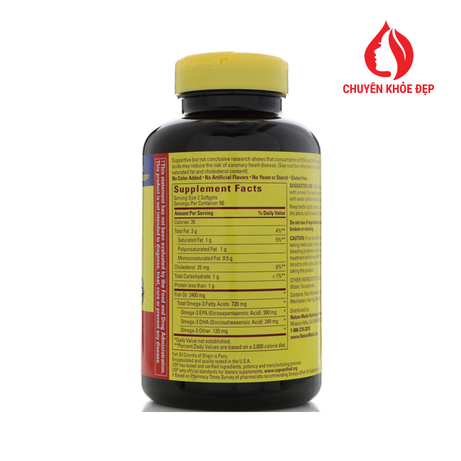 Nature Made Fish Oil 1200mg
