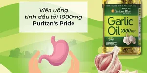 Puritan's Pride Odorless Garlic 500mg - Viên uống tinh dầu tỏi tinh khiết không mùi