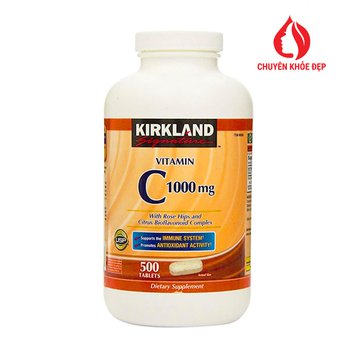 Vitamin C 1000mg Kirkland hộp 500 viên của Mỹ