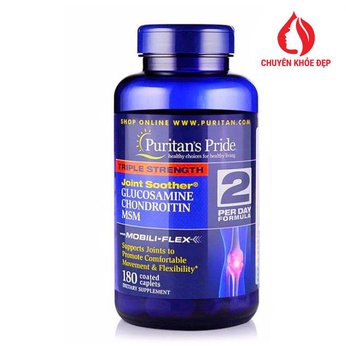 Glucosamin Chondroitin MSM Puritan’s Pride 180 viên – Glucosamin Mỹ