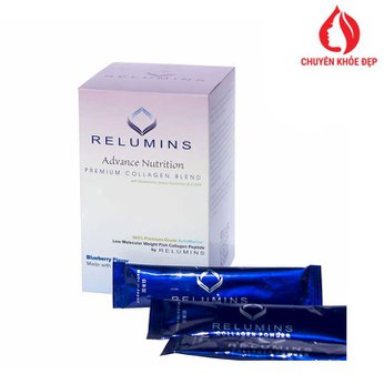 Relumins Premium Collagen Blend Vanilla thực phẩm dưỡng trắng da
