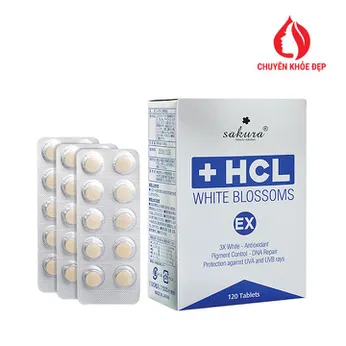 Viên trắng da trị nám Sakura HCL White Blossom