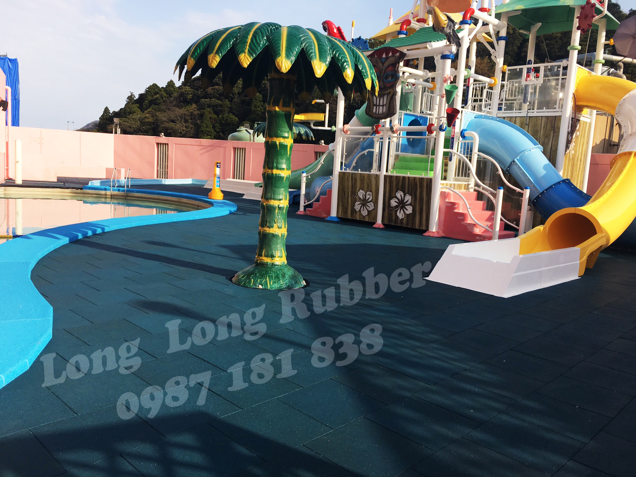 Gạch cao su sân chơi trẻ em Gạch cao su sân chơi trẻ em