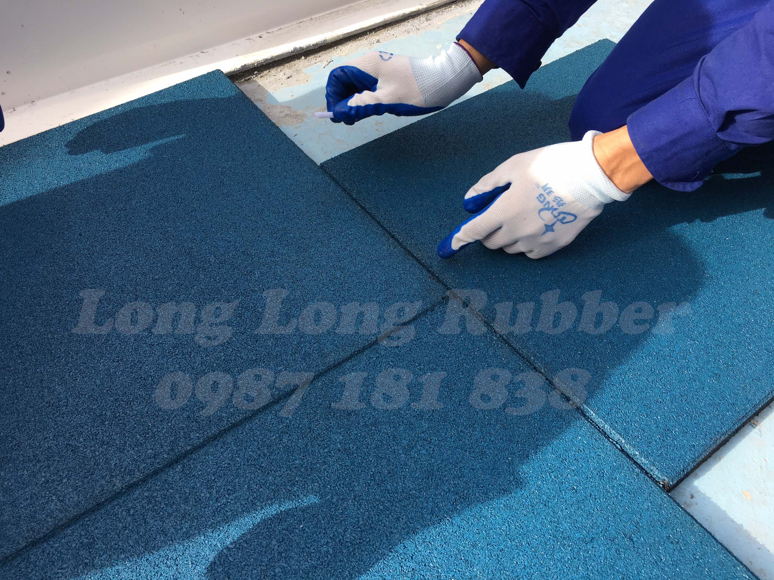 Gạch cao su phòng gym ở Đồng Nai  Gạch cao su phòng gym ở Đồng Nai