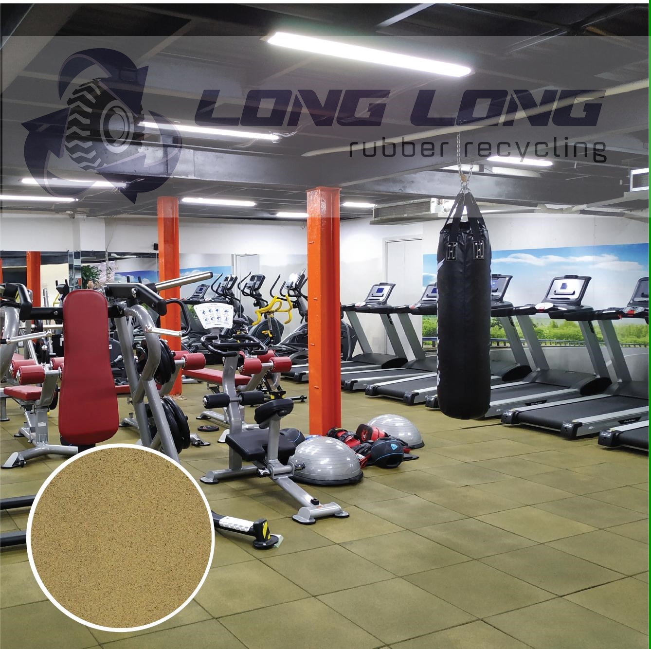 Gạch cao su phòng Gym Tphcm Gạch cao su phòng Gym Tphcm