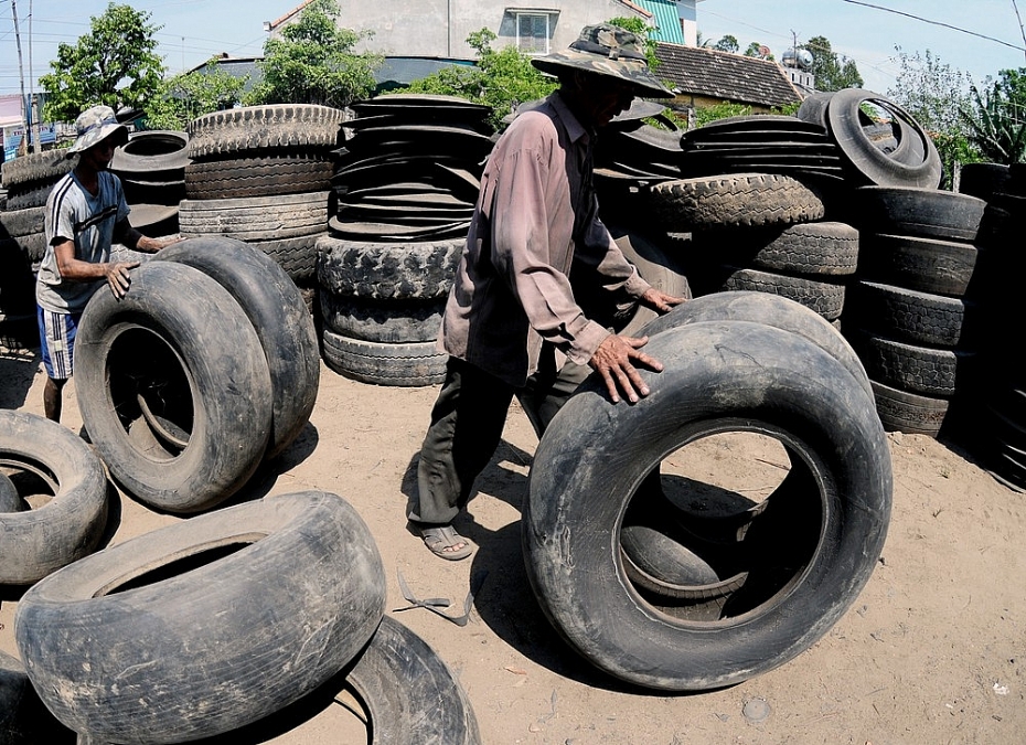 xử lý lốp xe phế thải xử lý lốp xe phế thải