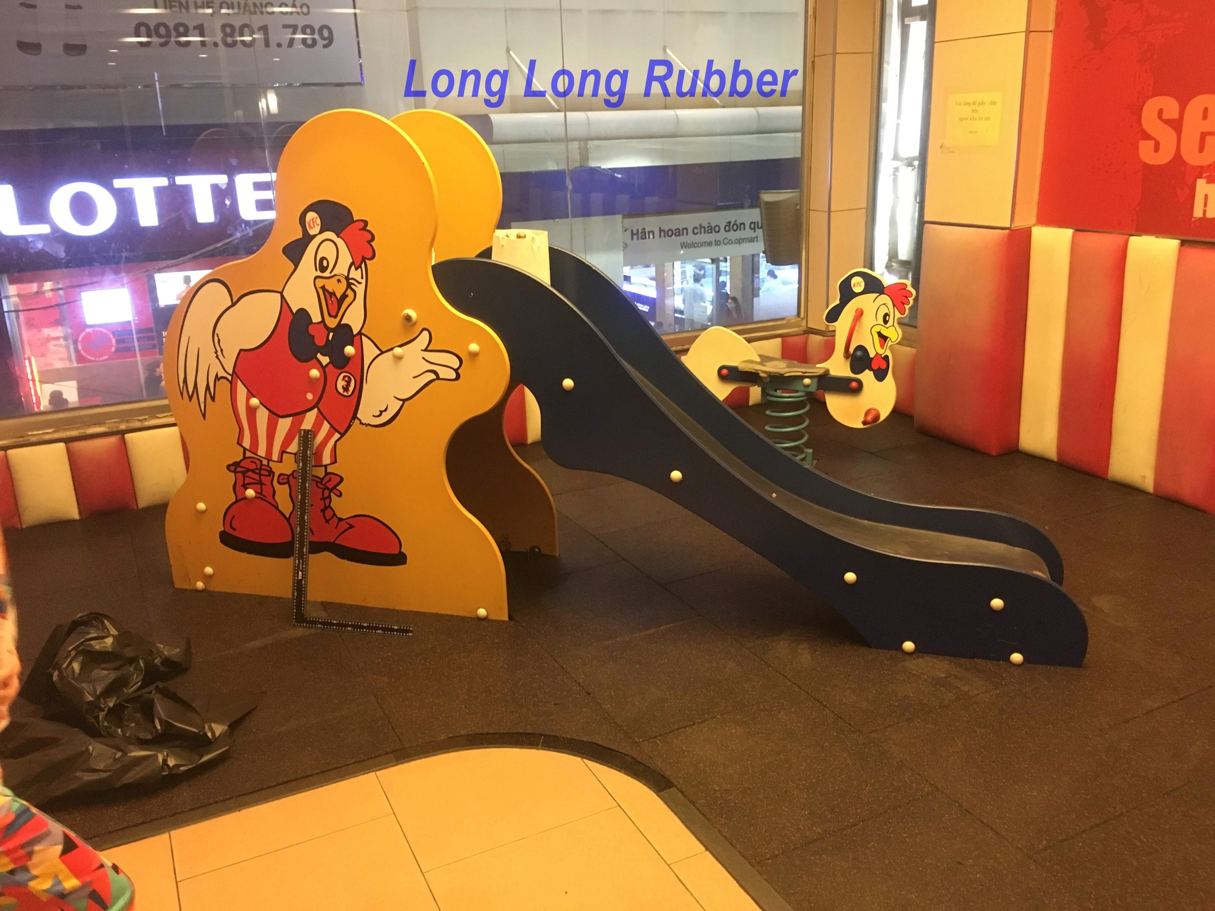 Playground interlocking rubber tiles in Cambodia Playground interlocking rubber tiles in Cambodia