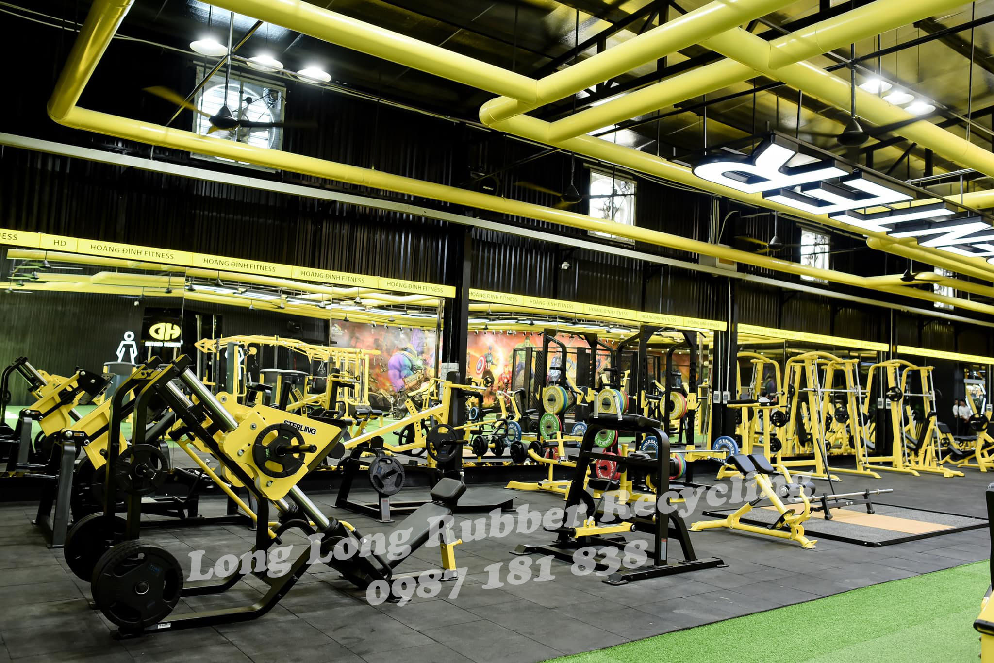 Sàn cao su cho phòng gym tại Hồ Chí Minh Sàn cao su cho phòng gym tại Hồ Chí Minh