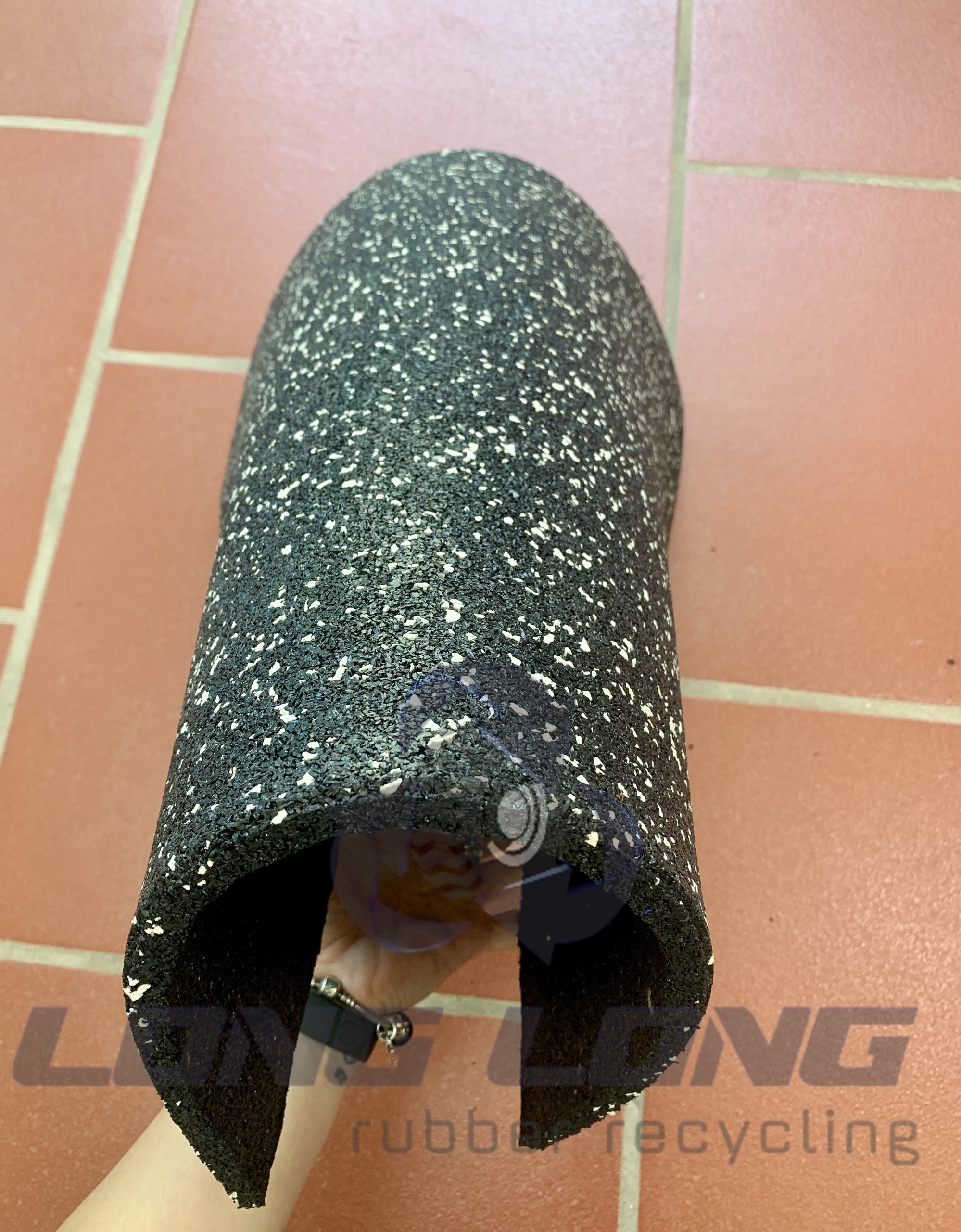 Gạch cao su 500x500mm dày 35mm Gạch cao su 500x500mm dày 35mm