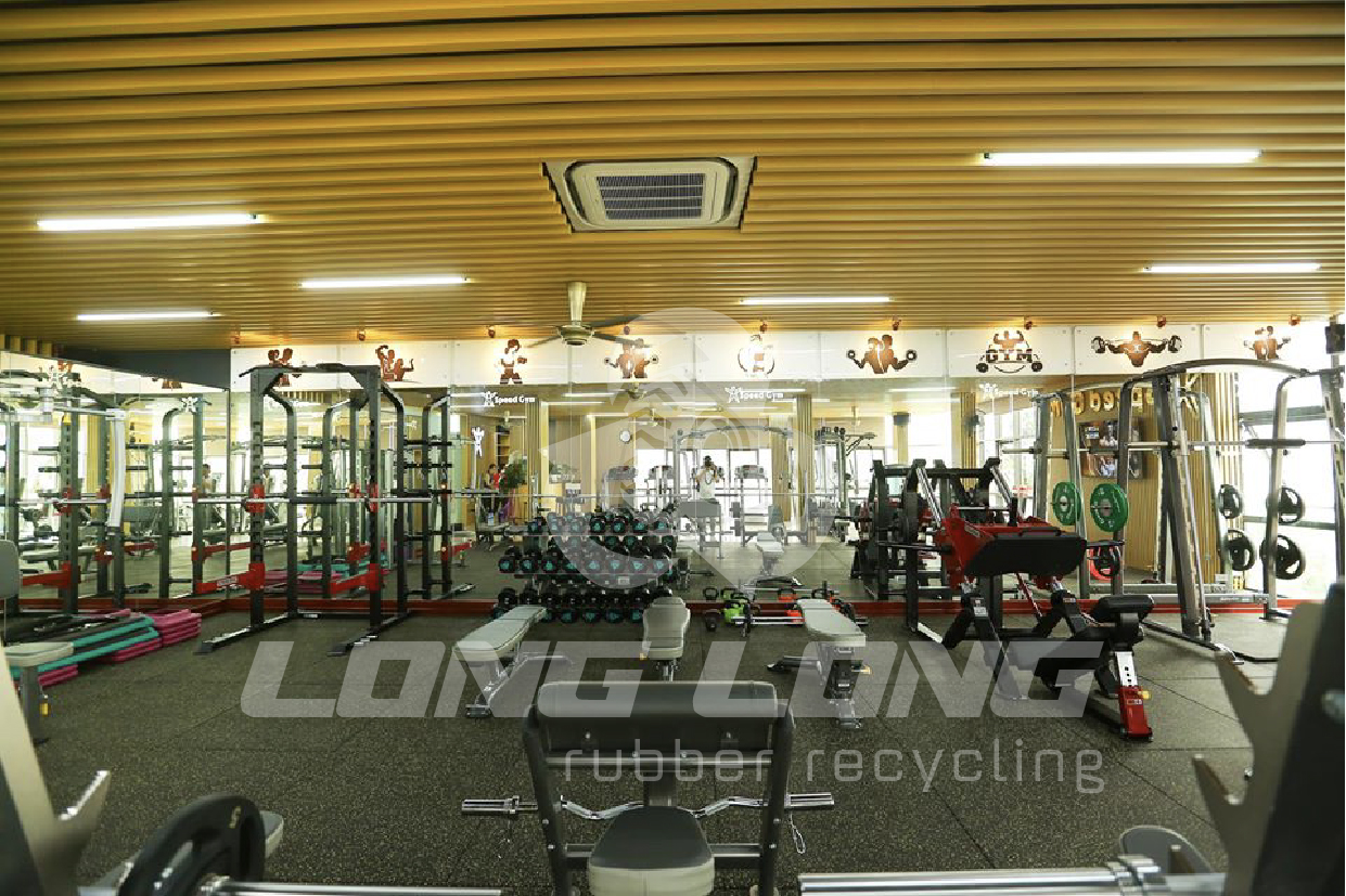 gạch cao su phòng tập gạch cao su phòng tập