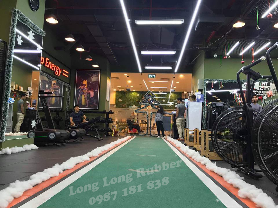 Dự án sàn phòng gym FITCITY chất lượng cao Dự án sàn phòng gym FITCITY chất lượng cao