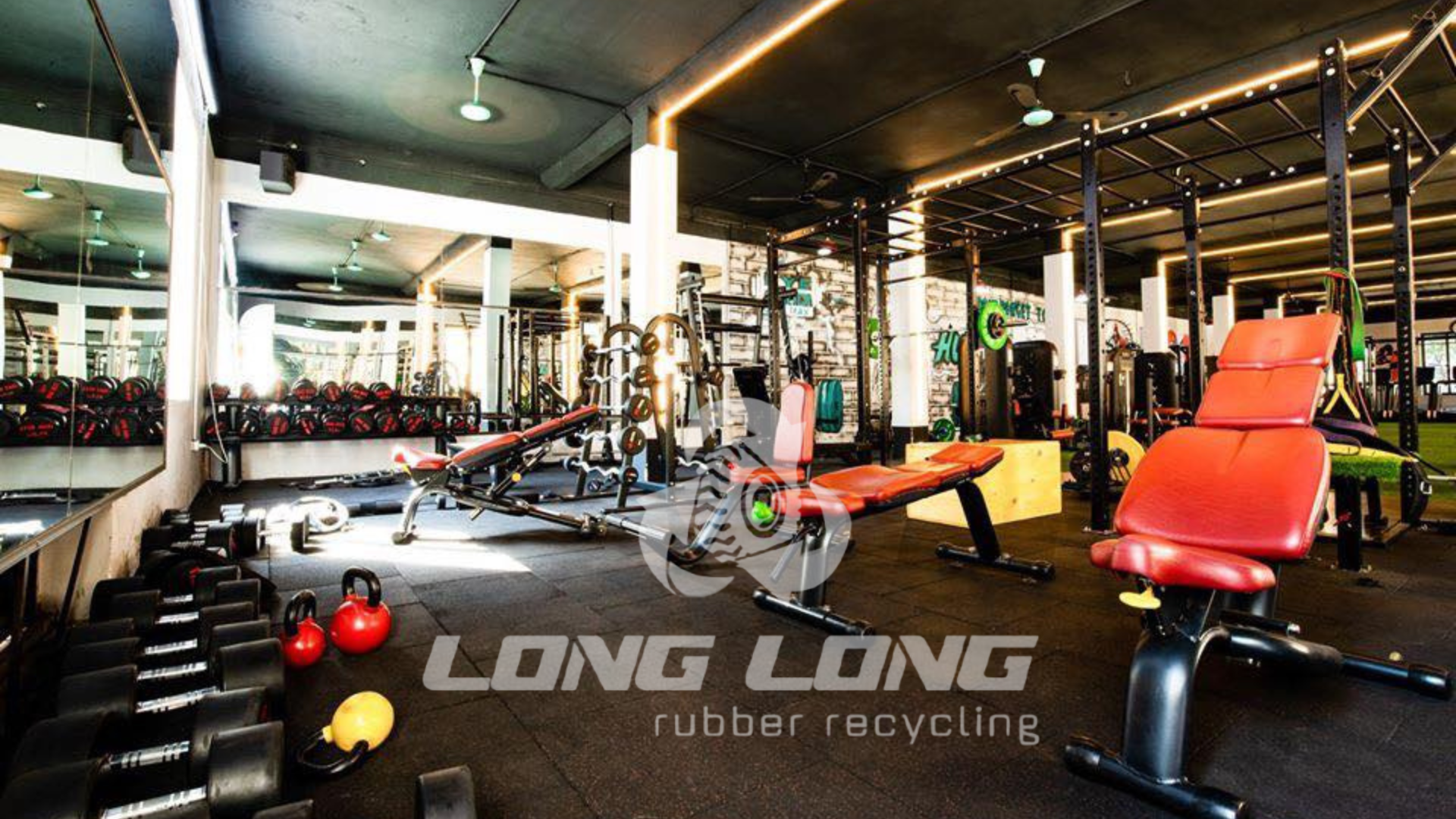 rubber crumb gym floor tiles