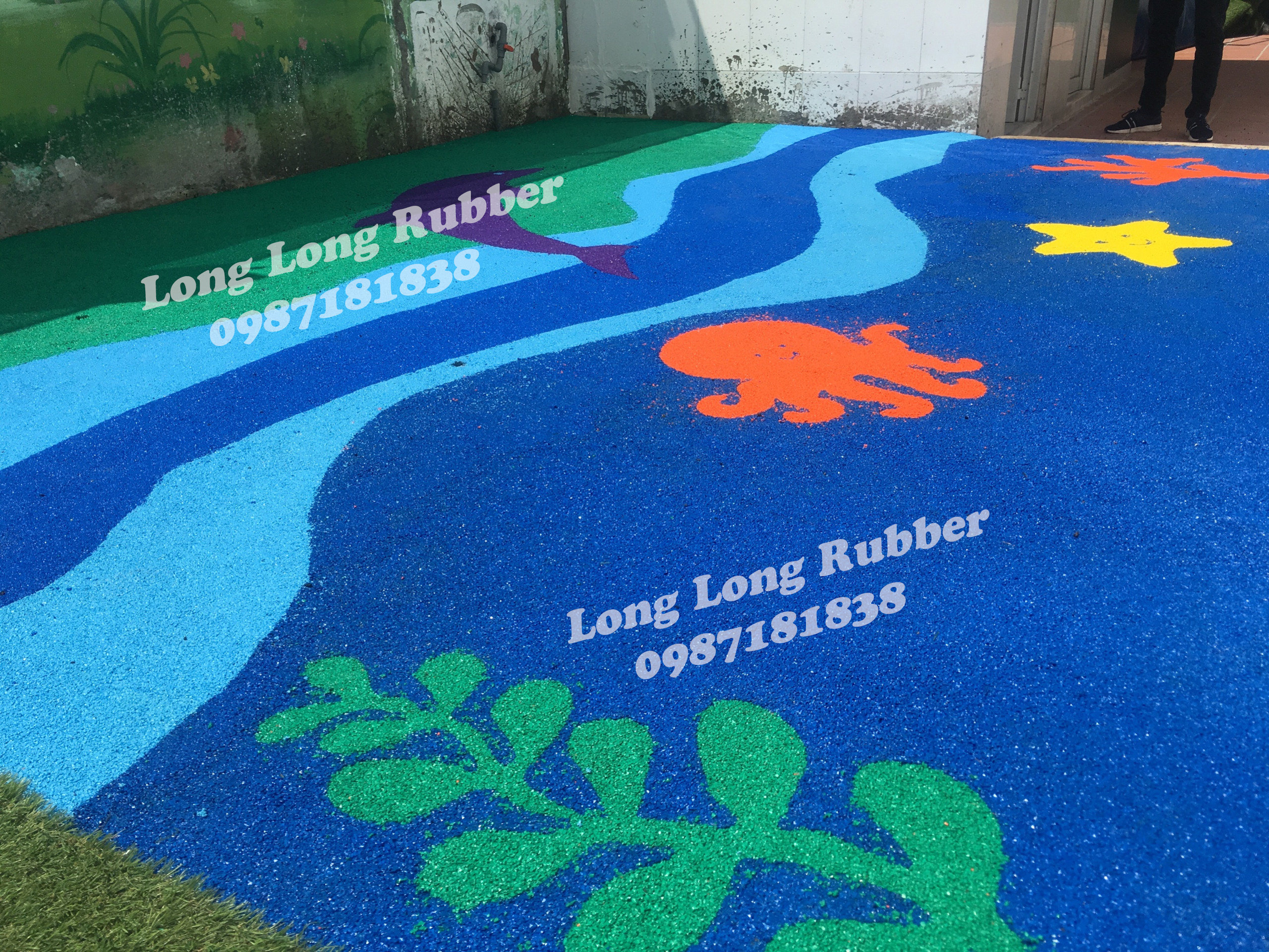 EPDM rubber flooring surface EPDM rubber flooring surface