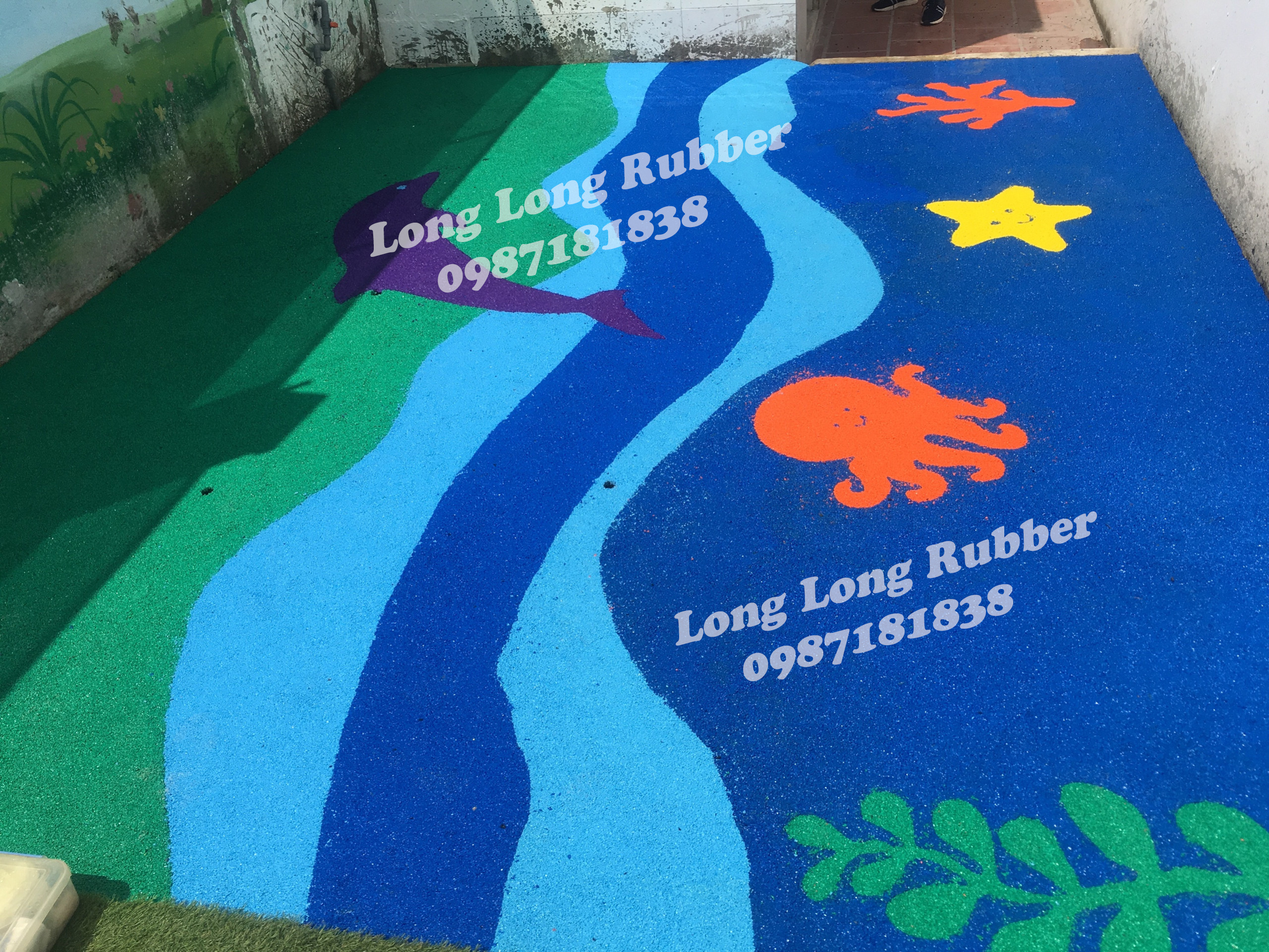 EPDM rubber flooring surface EPDM rubber flooring surface