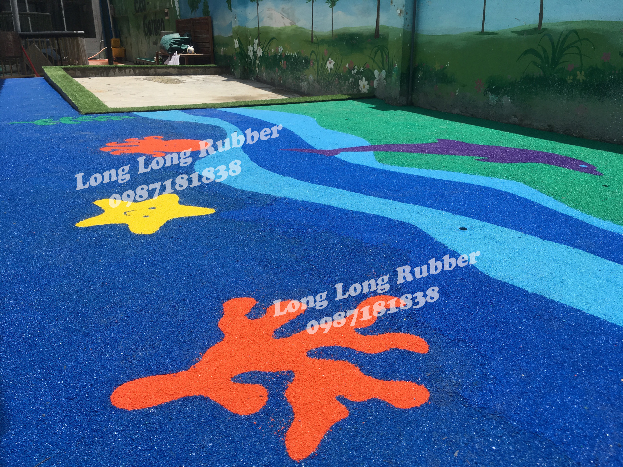 EPDM rubber flooring surface EPDM rubber flooring surface