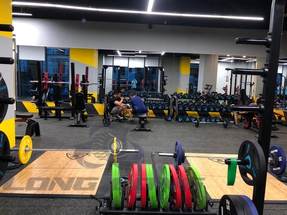 Gạch cao su mặt thảm EPDM 2cm Gạch cao su mặt thảm EPDM 2cm