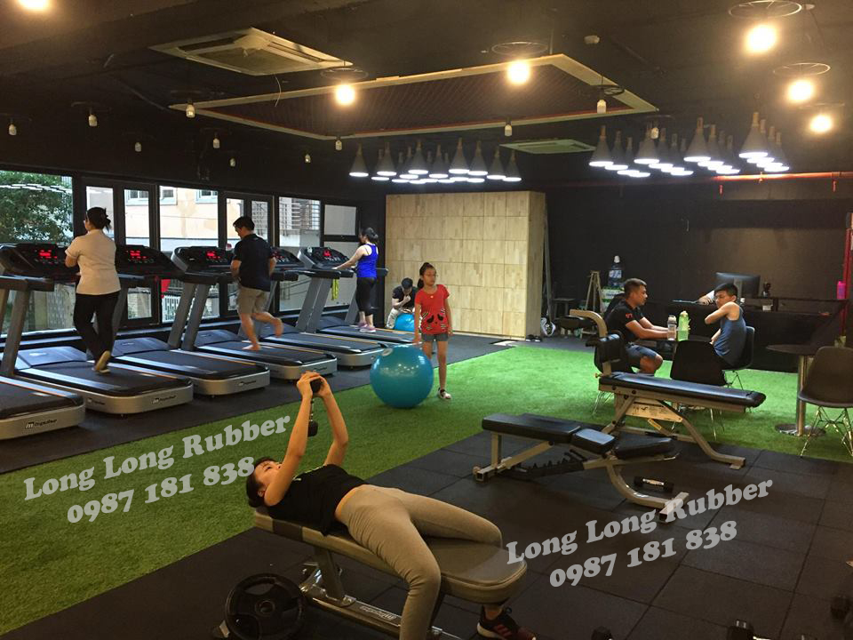 Gym and fitness rubber flooring mats in Myanmar Gym and fitness rubber flooring mats in Myanmar